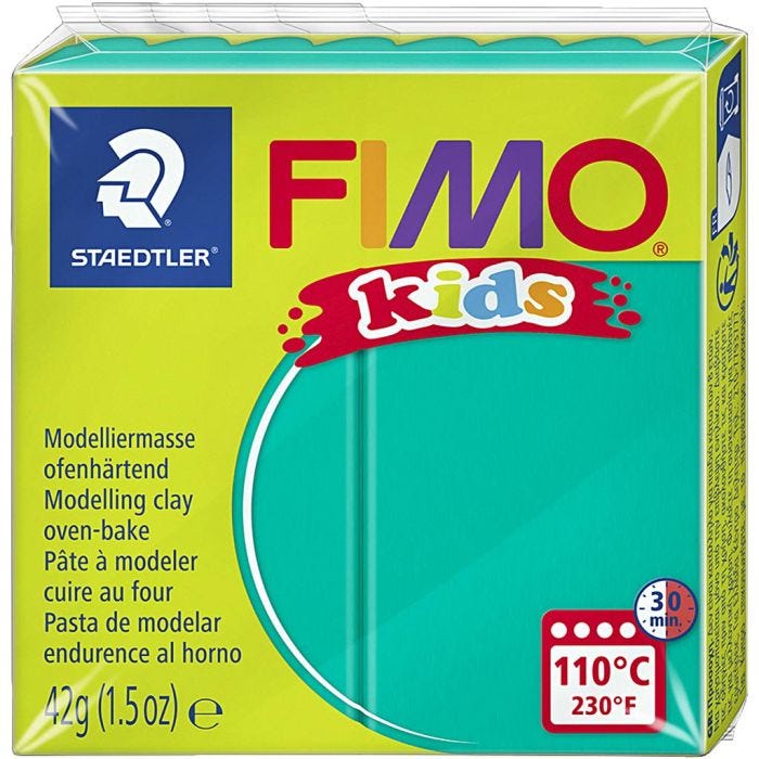 FIMO® Kids Clay, green, 42 g/ 1 pack