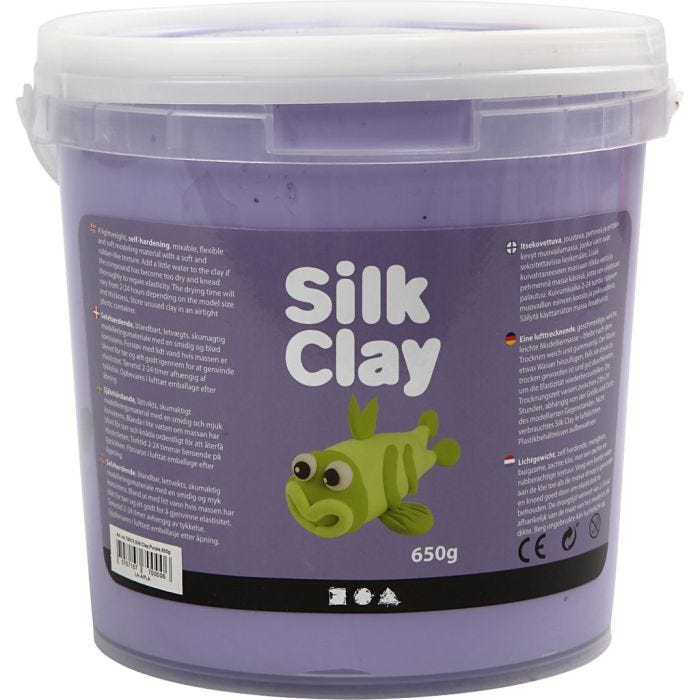 Silk Clay®, purple, 650g/ 1 bucket