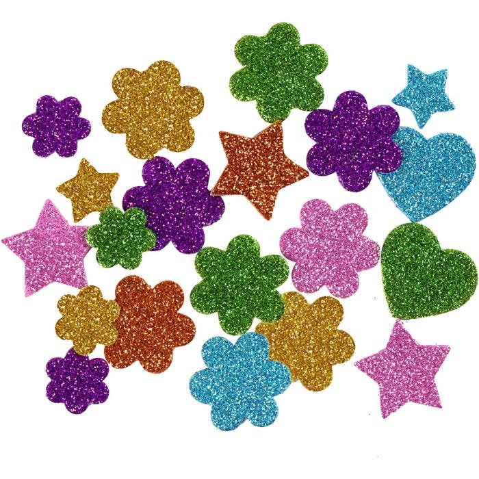 Eva Foam Shapes, 19+29 mm, 800asstd./ 1 pack