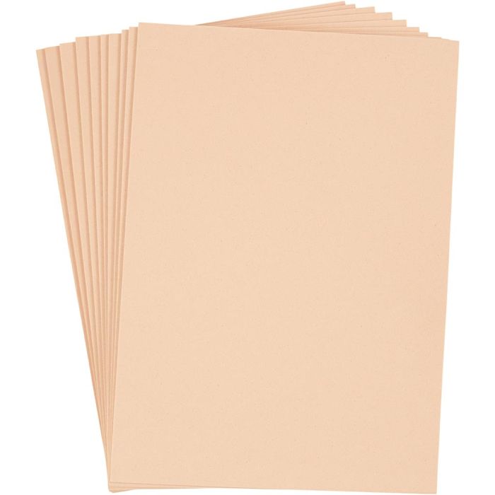 EVA foam, A4, sheet 210x297 mm, thickness 2 mm, cream, 10 sheet/ 1 pack