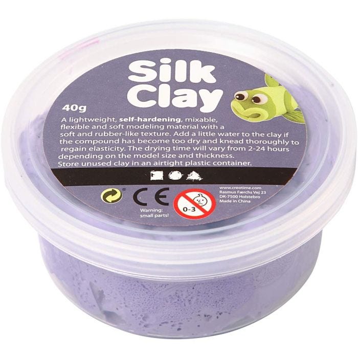 Silk Clay®, purple, 40 g/ 1 tub