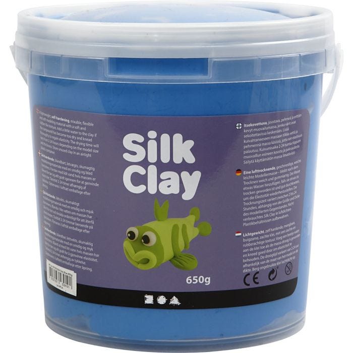 Silk Clay®, blue, 650 g/ 1 bucket