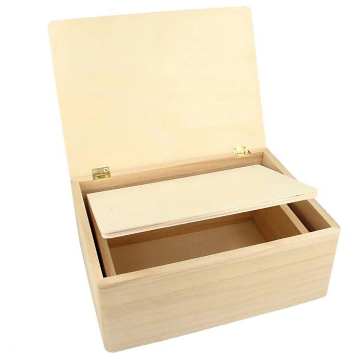Wooden nesting boxes, size 22x16x9 cm, 2 pc/ 1 pack