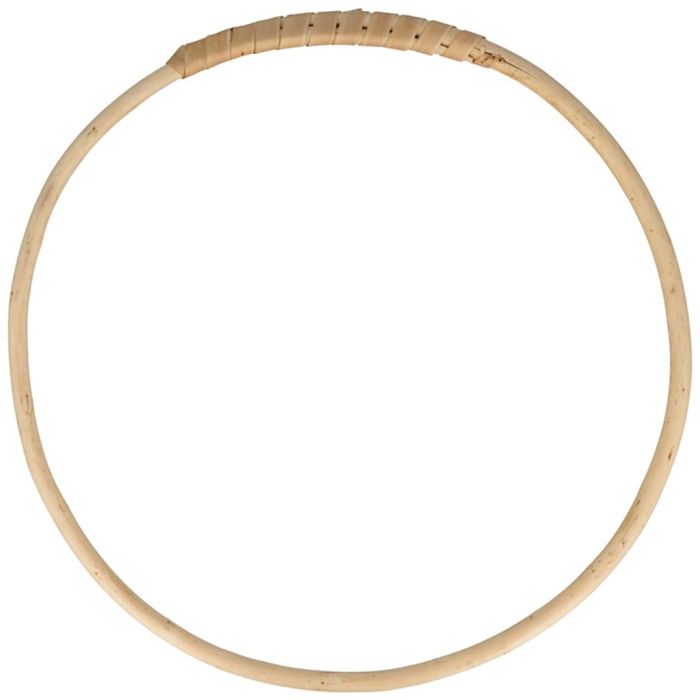 Wooden wicker circle, dia. 30 cm, thickness 9 mm, 1 pc