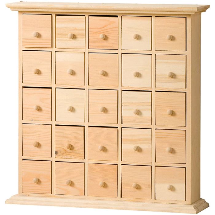 25-drawer Advent calendar unit, 1 pc