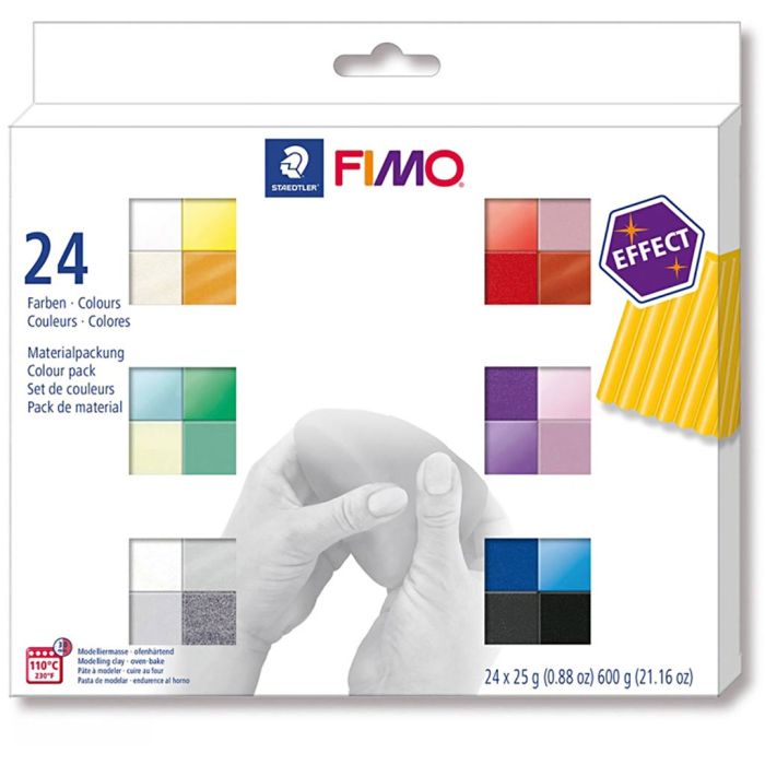 Fimo Effect Paste Set, 24x25 g/ 1 pack