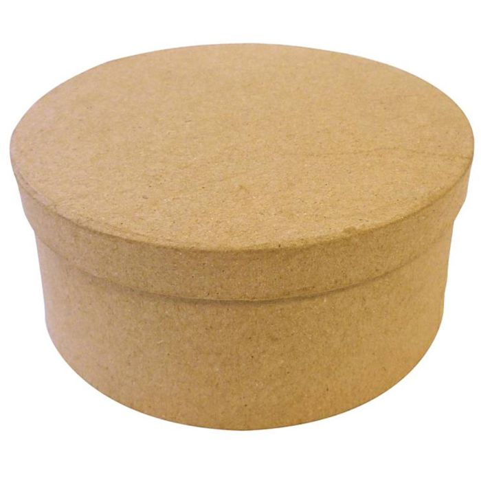 Cardboard box, Round, H: 6,5 cm, dia. 14,5 cm, 1 pc