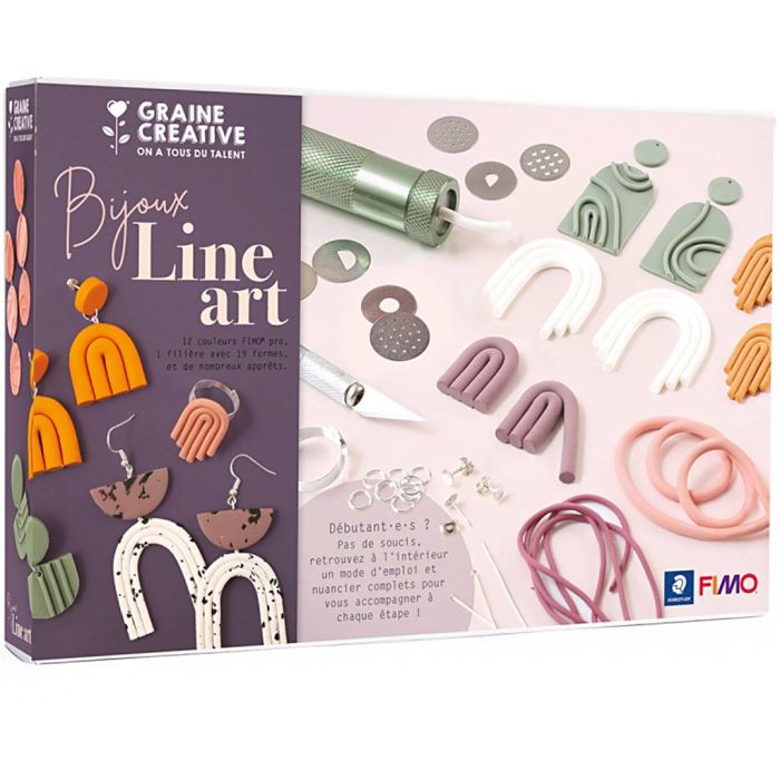 DIY Fimo clay set - Line Art, 1 pack