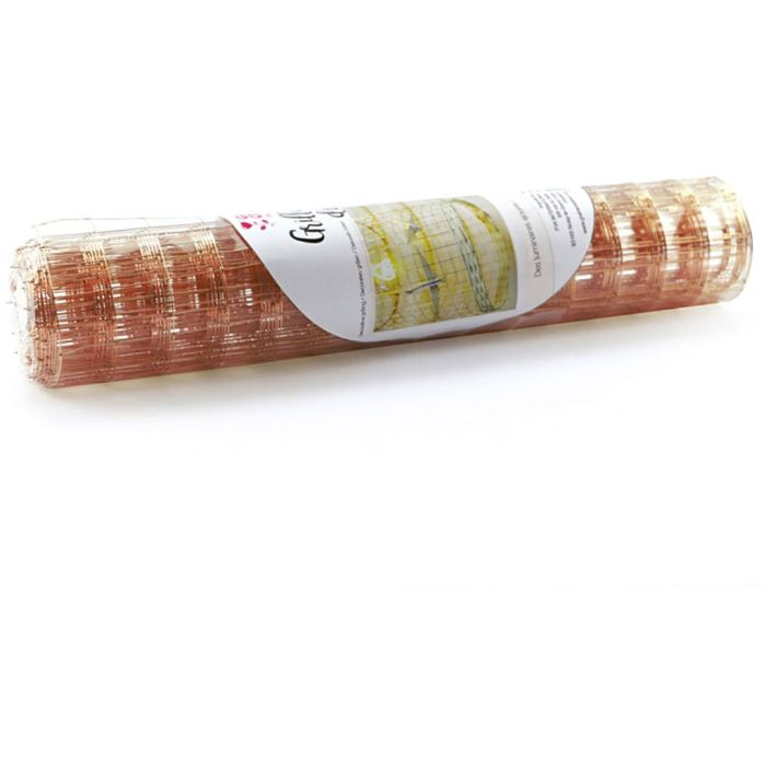 Decorative mesh, size 35 cm, copper, 5 m/ 1 pack