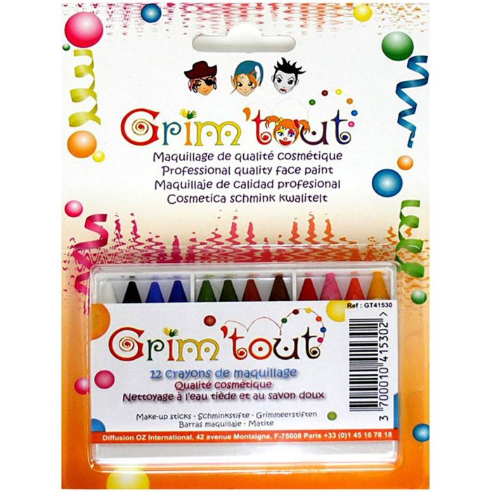 Face Paint, 12 pc/ 1 tub