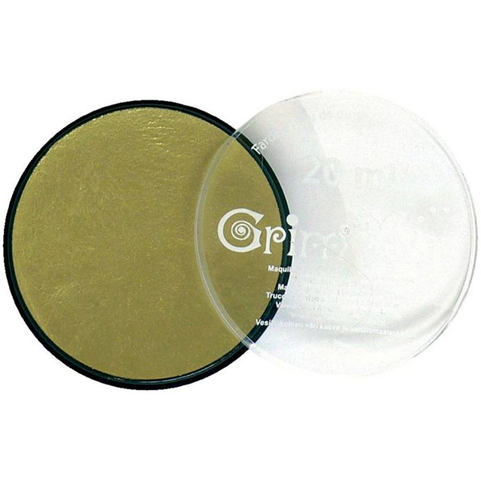 Professional face paint shade, metallic gold, 20 ml/ 1 tub