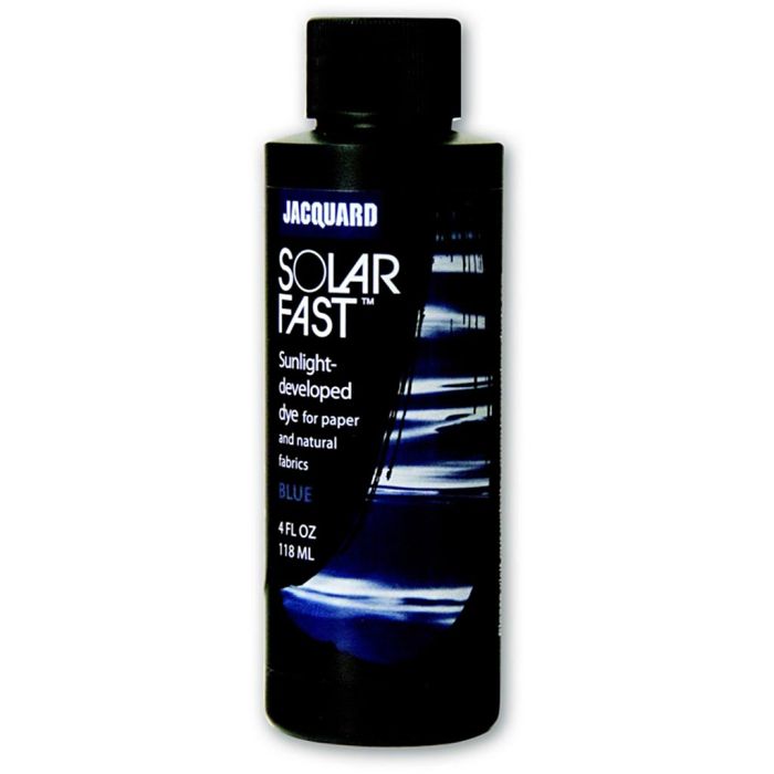 Jacquard Solarfast - Photosensitive dye, ultramarine blue (107), 118 ml/ 1 bottle