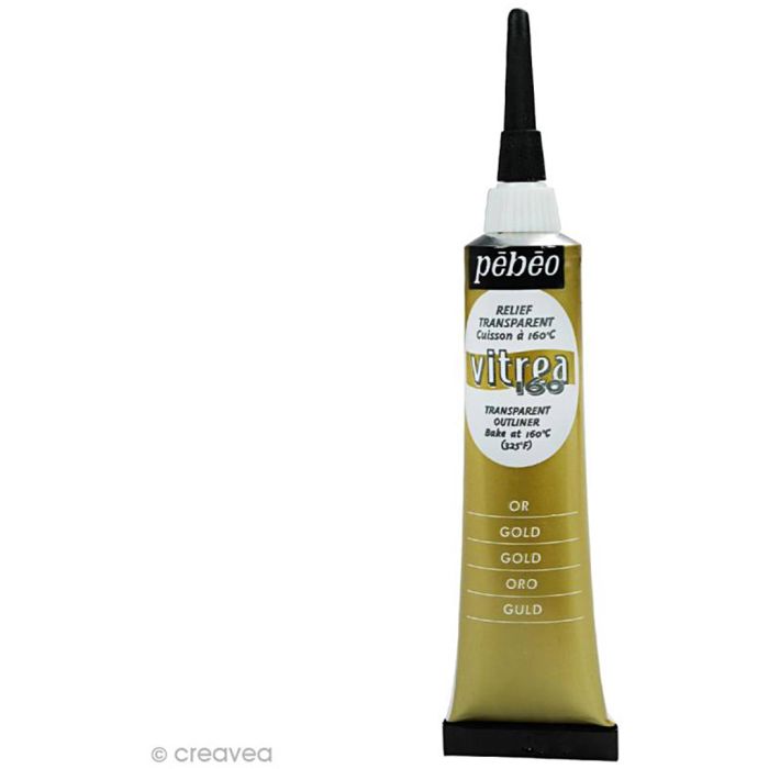 Cerne glass V160, no. V160, gold, 20 ml/ 1 tub