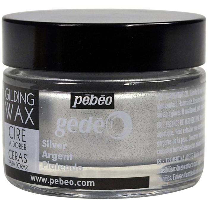 Pébéo gilding wax, silver, 30 ml/ 1 tub