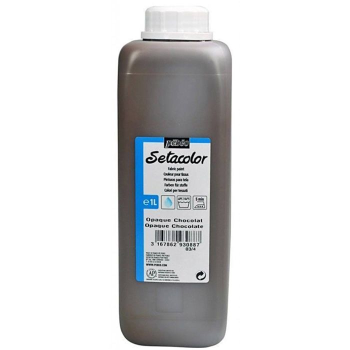 Pébéo Setacolor fabric paint, black, 1000 ml/ 1 bottle