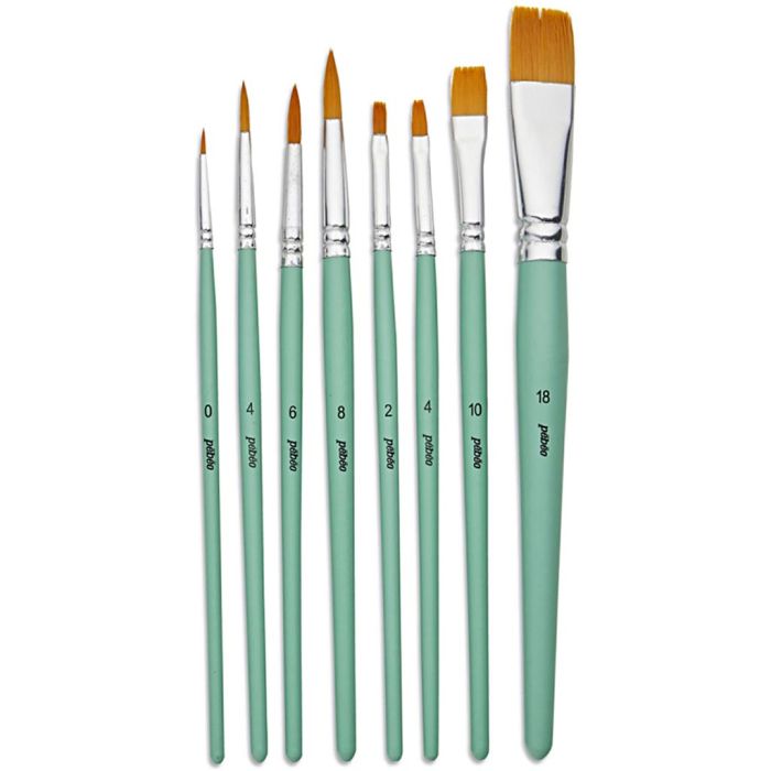 Pébéo brush, gold, 8 pc/ 1 pc