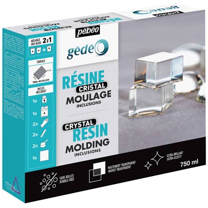 Gédéo resin - Crystal kit, 750 ml/ 1 pack