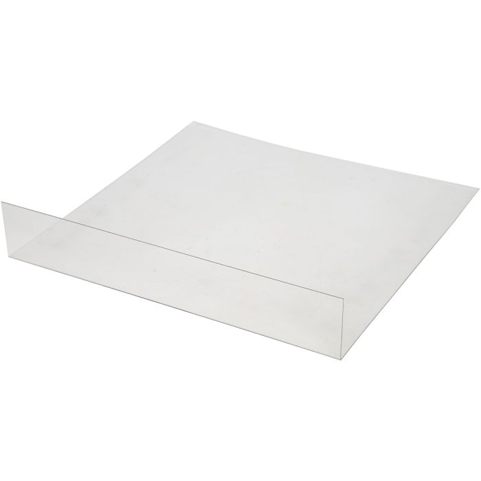 Acrylic insert, 375x380 mm, transparent, 1 pc