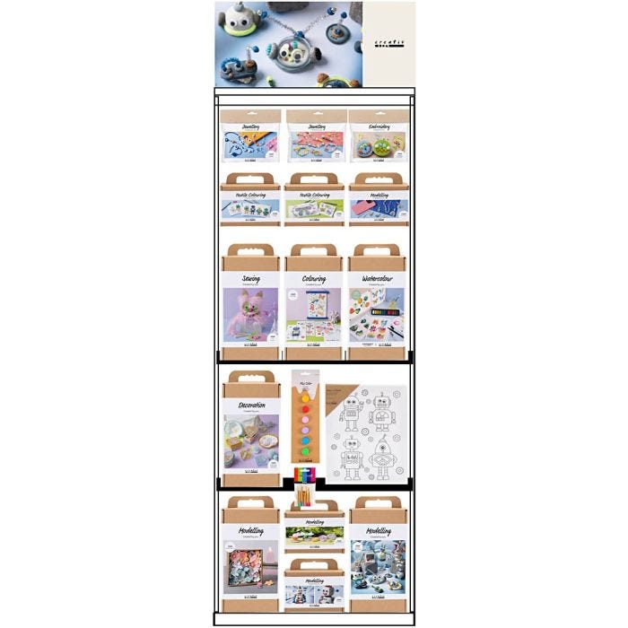 Floor Display, assembled, New arrivals for children, 97 sales units/ 1 pc