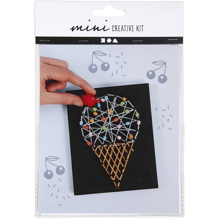 Mini Craft Kit, ice cream cone, 1 pack