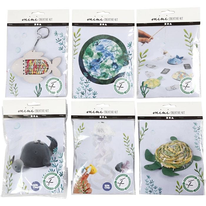 Mini Craft Kit, 6 set/ 1 pack