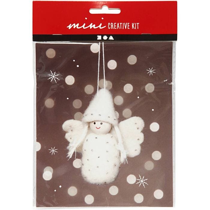 Mini Craft Kit, angel, H: 10 cm, 1 pack