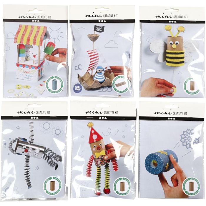 Mini Craft Kit, 6 set/ 1 pack