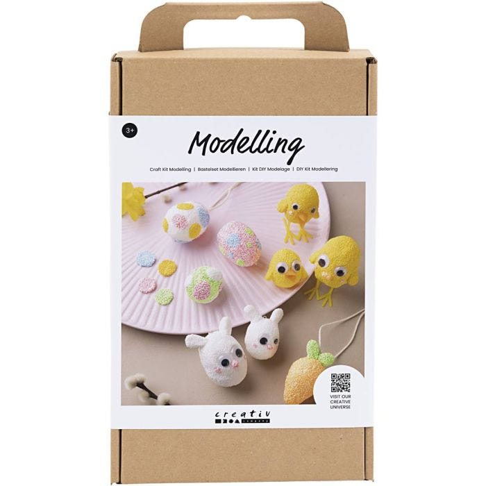 Craft Kit Modelling, Easter Figures, 1 pack