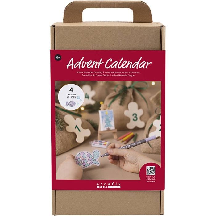 Advent Calendar Drawing, Drawing, 1 pack