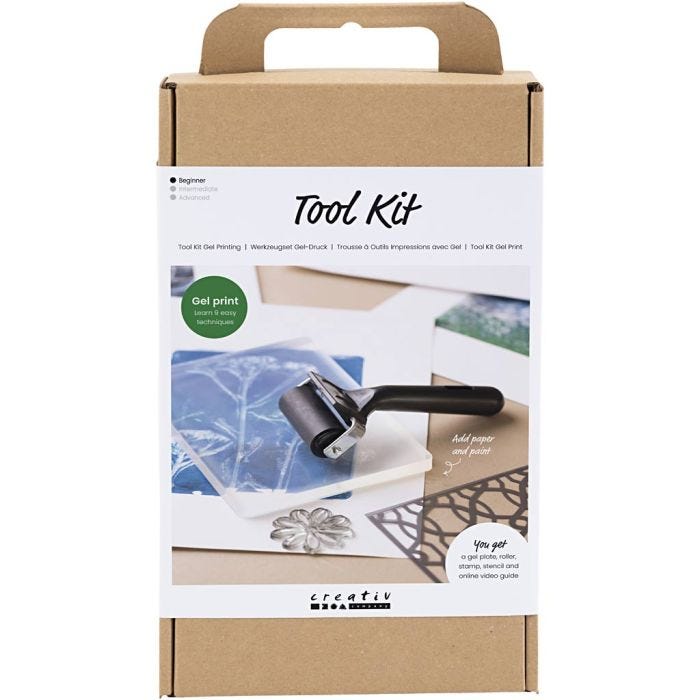 Gel Printing Tool Kit, 1 pack
