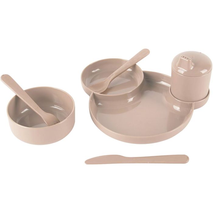 dantoy tiny Dining Set, dia. 18 cm, 7 parts/ 1 pack