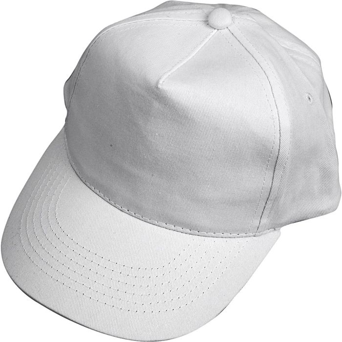 Cap, size 49,5-56 cm, white, 1 pc