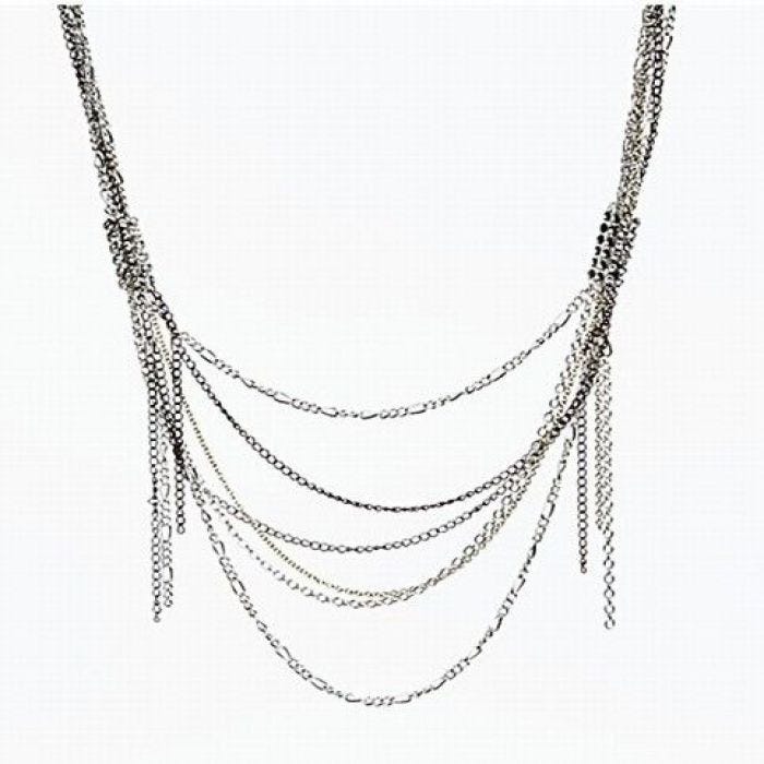 Necklace made from chains