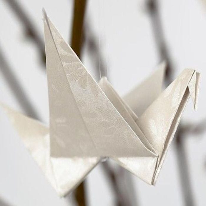 A Bird folded from Paper