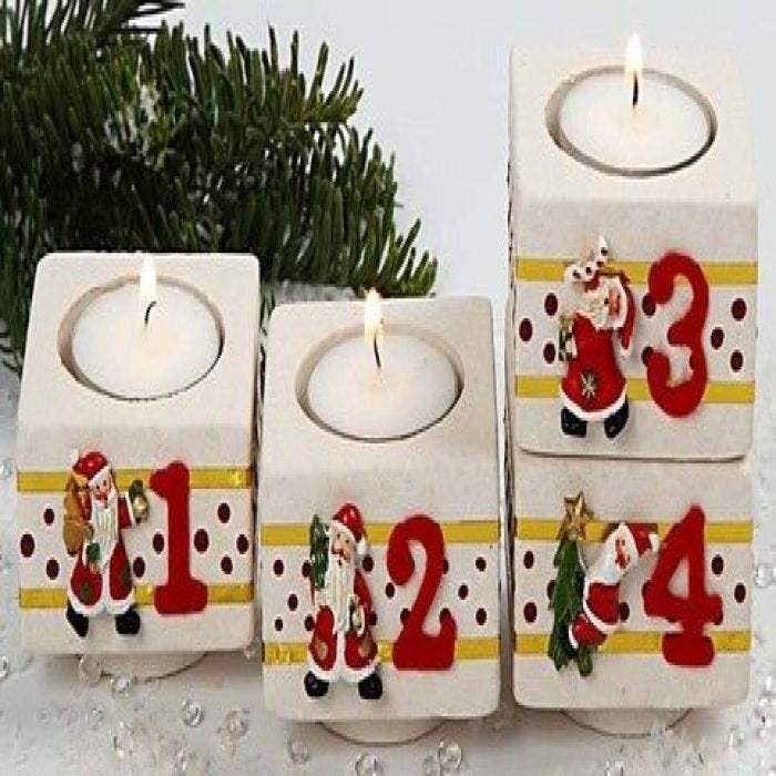 Christmas Candle Holders