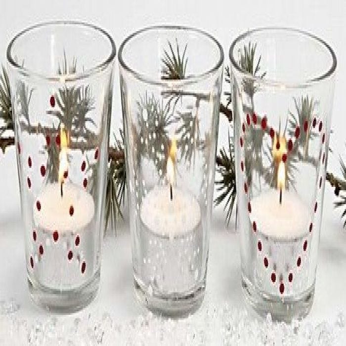 Candles for the Christmas Table