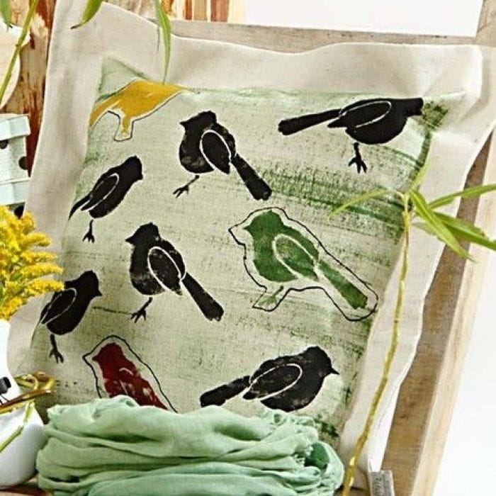 Cushions with Printed Designs