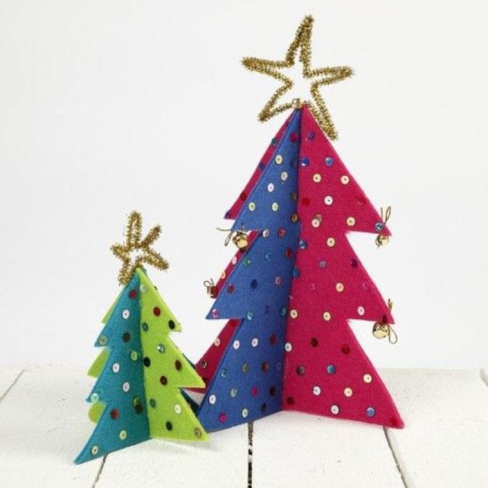 Felt Christmas Trees