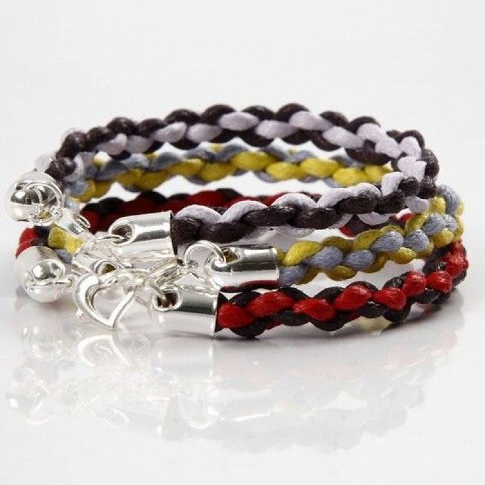 Braided Bracelets using the Japanese Technique, Kumihimo