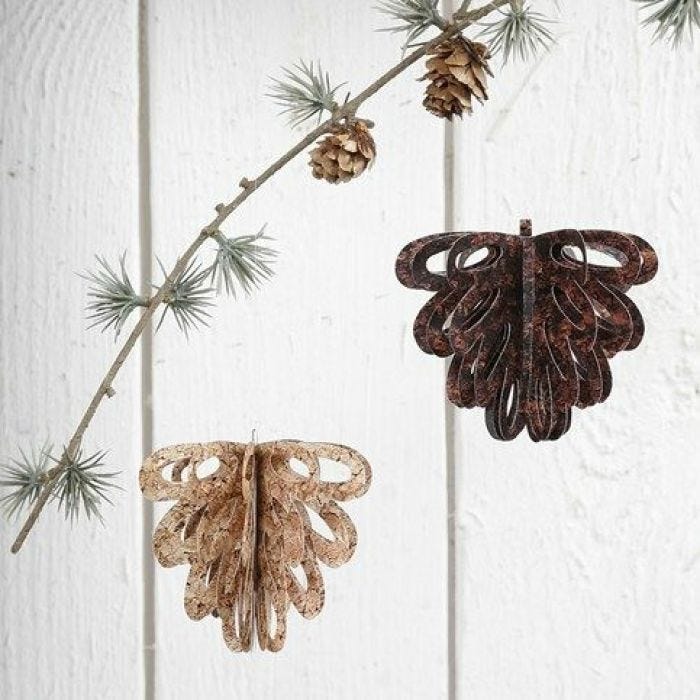 Punched-out Vivi Gade Design Paper Pine Cones