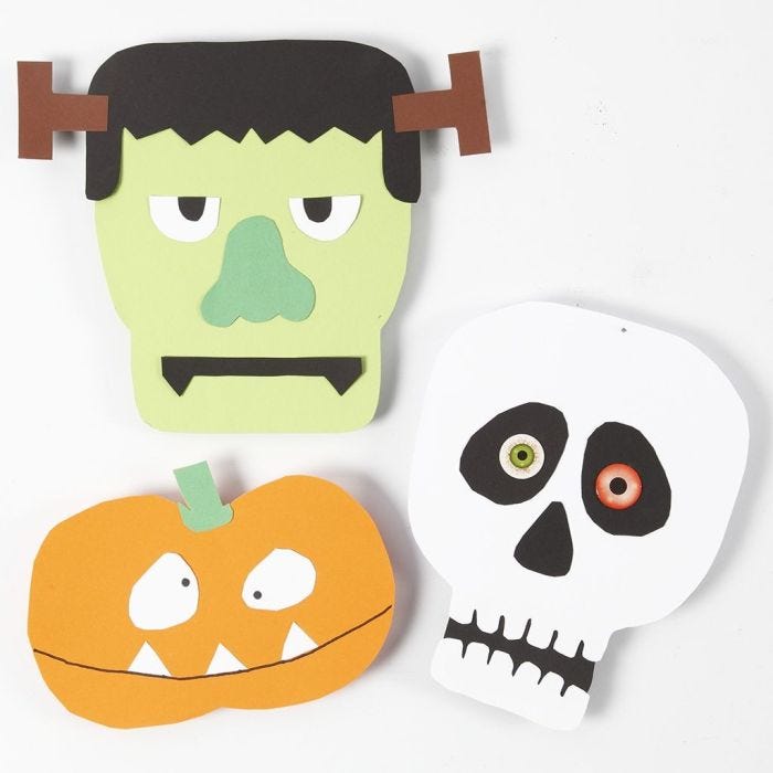 Card Shapes for Halloween