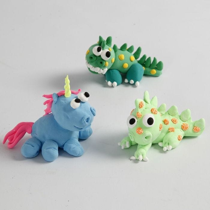 Silk Clay Fairytale Creatures