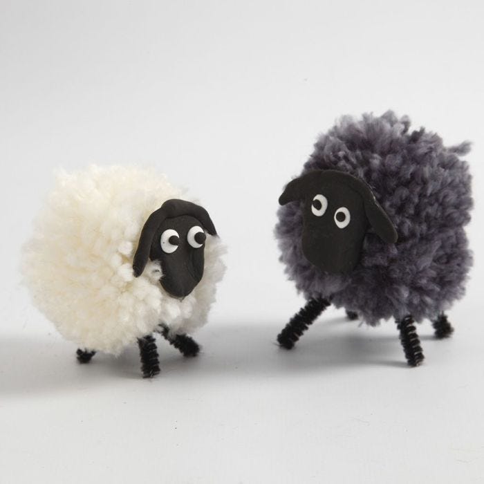 Pom-pom Sheep