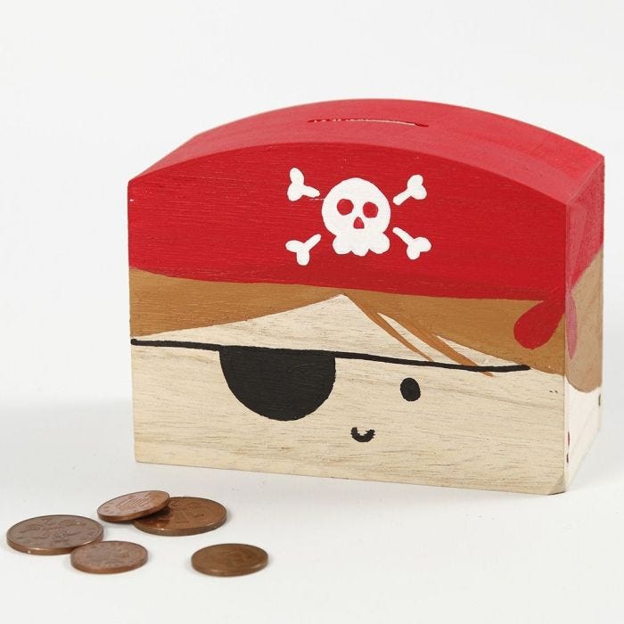 A Pirate Money Box