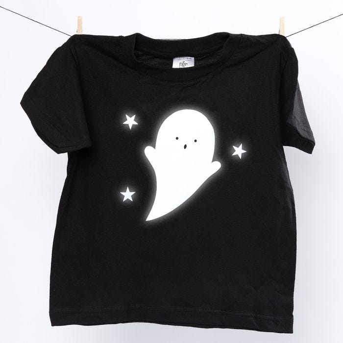 A T-Shirt with a reflective Ghost