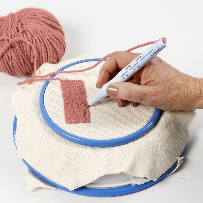 How to use a punch needle
