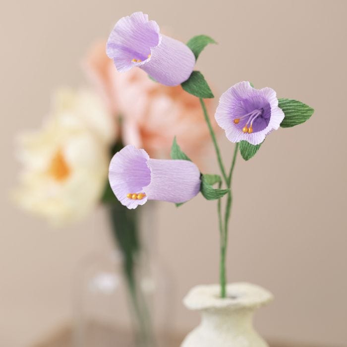 Bluebells from crepe paper