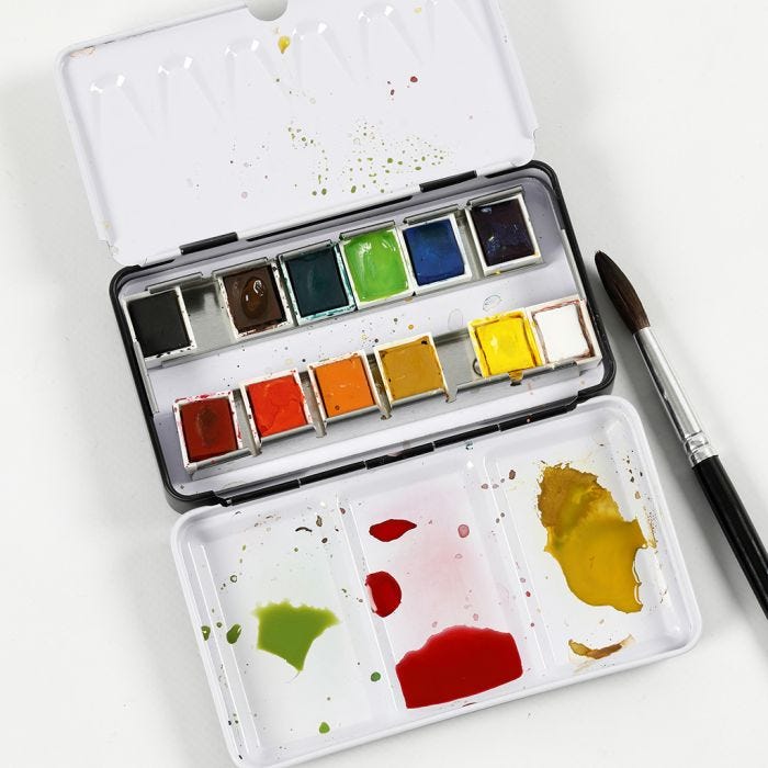 How to mix watercolours