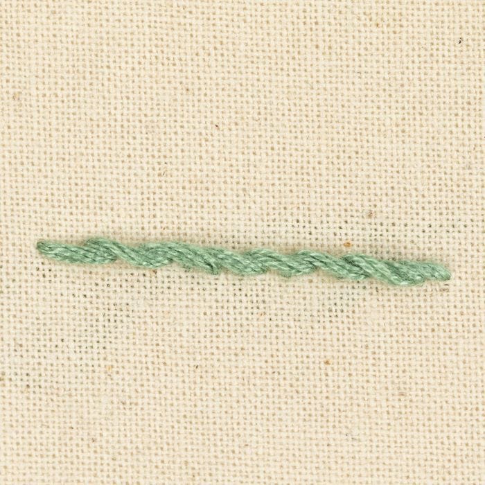 How to embroider contour stitches