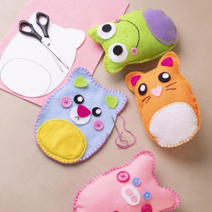 Starter Craft Kit: Learn to sew on felt